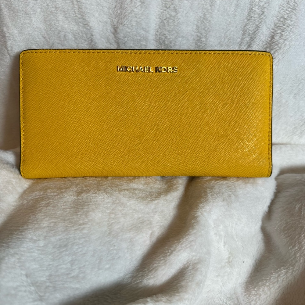 Michael Kors Vibrant Yellow Wallet